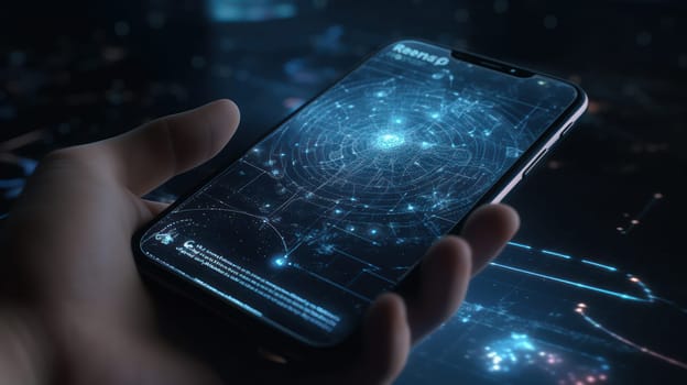 This photo captures the essence of mobile analytics, as it features a 3D business graph and analytics data displayed on an isometric mobile phone. The image highlights the importance of analyzing trends and the software development coding process, particularly for cross-platform mobile applications. By programming and testing code for these applications, businesses can gain valuable insights into their operations and make data-driven decisions on the go.