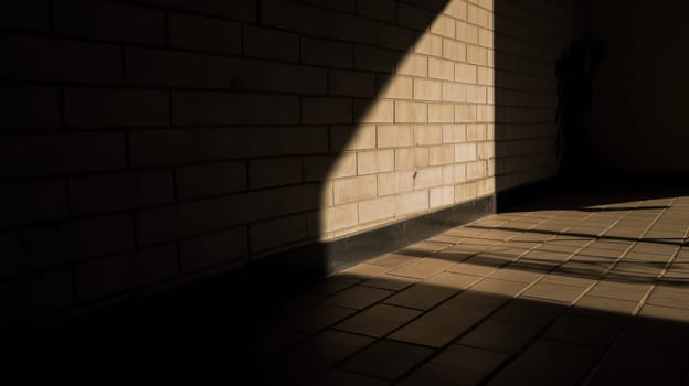 This photo showcases a shadow on the wall, captured in stunning 8K resolution. The shadow creates an intriguing and mysterious atmosphere, leaving the viewer wondering what is casting it and what lies beyond.