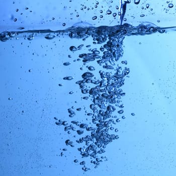 water bubbles macro close up
