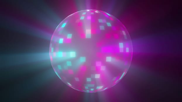 Colorful disco ball. Computer generated 3d render,Colorful disco ball. Computer generated 3d render