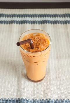 Ice milk tea, famous drink, Sweet drink