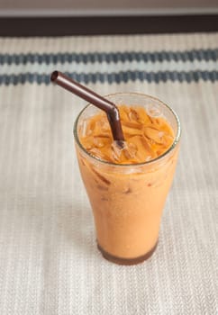 Ice milk tea, famous drink, Sweet drink