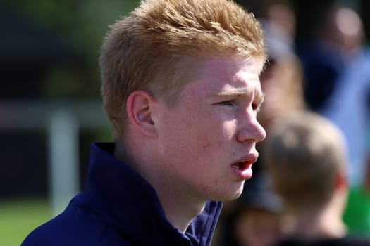 Kevin de Breuyne at the training camp of the VfL Wolfsburg Training Camp 2015 in Donaueschingen