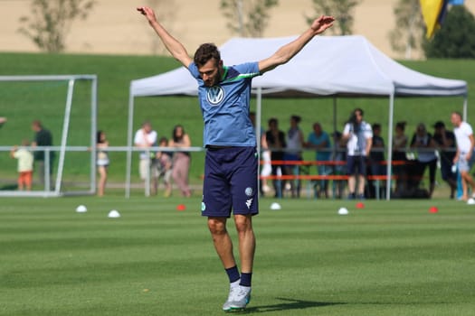 Daniel Caligiuri wants to go high with the VfL Wolfsburg Training Camp 2015 in Donaueschingen