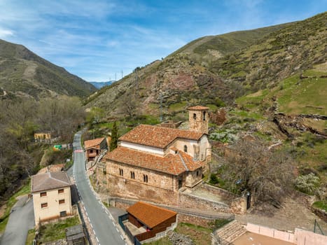 Church of Our Lady of the Assumption in Viniegra de Arriba, a beautiful town in Spain belonging to the province of La Rioja