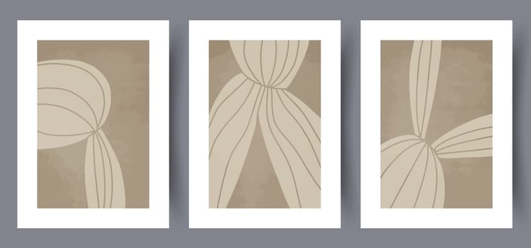 Still life flower nordic plant wall art print. Printable minimal abstract flower poster. Contemporary decorative background with plant. Wall artwork for interior design.