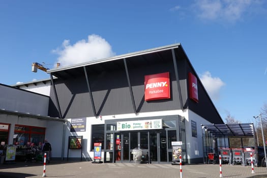 Filiale eines Penny Marktes, Lebensmittel-Discounter der Rewe-Gruppe, Nordrhein-Westfalen, Deutschland, Weilerswist