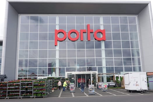 Filiale der Möbel Porta Holding - Symbolbild, Nordrhein-Westfalen, Deutschland, Bornheim/Rheinland