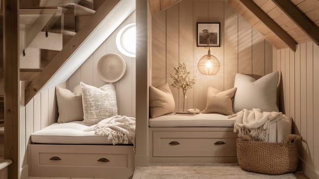 Cozy Reading Nook, generative AI - AI generated