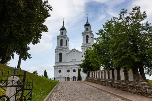 Roman Catholic Church of the Assumption of the Virgin Mary in Ludza, Latvia.