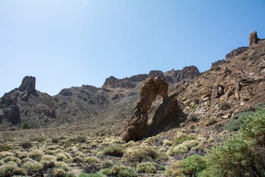 The Zapato de la Reina Rock ( The Queen's Shoe ), whose shape is reminiscent of a high-heeled shoe, is located southwest of the Llano de Ucanca in the Las Canadas del Teide National Park, on the Canary Island of Tenerife, Spain