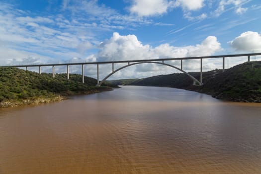 The Tagus river near Caceres, Spain