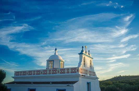 Sao Joaozinho hermitage, Campo Maior, Portugal. Alentejo Typical architecture, South of Portugal
