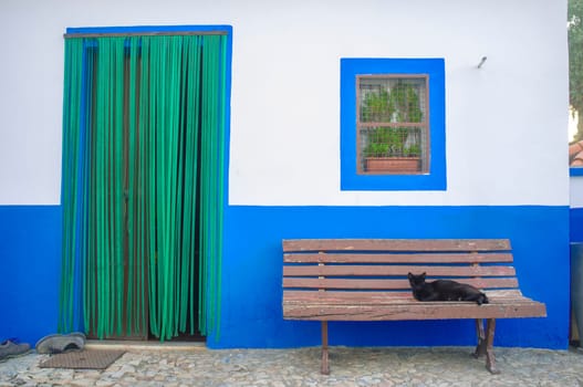 Sao Joaozinho hermitage, Campo Maior, Portugal. Alentejo Typical architecture, South of Portugal