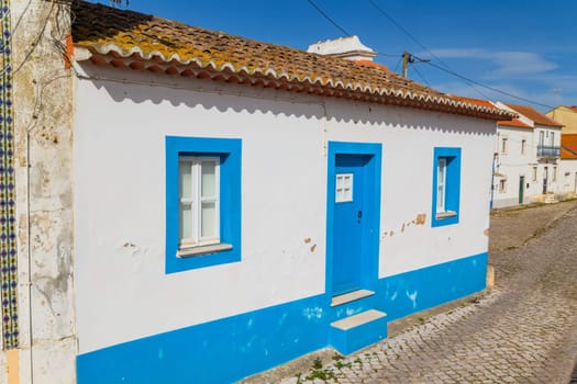 Traditional houses in a small rural village in Alentejo, Portugal