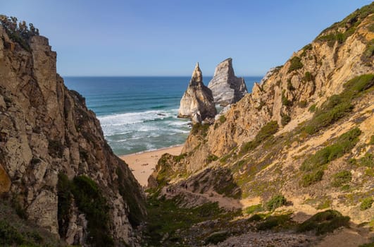 Praia da Ursa (Ursa Beach), in Sintra near Lisbon in Portugal.