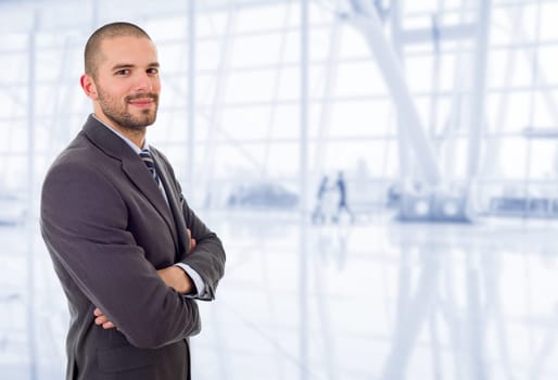 young business man portrait at the office