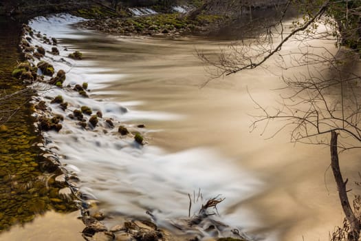 long exposure at the portuguese national park of Geres. Arcos de Valdevez, Portugal