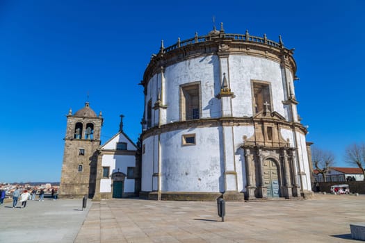 Porto, Portugal: 2, March 2023: Monastery of Serra do Pilar in Vila Nova de Gaia, Porto District, Portugal