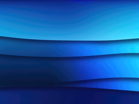 Blue waves abstract background, liquid art pattern. Generative AI.