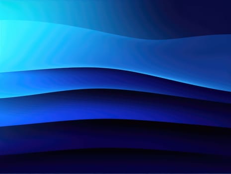 Blue waves abstract background, liquid art pattern. Generative AI.