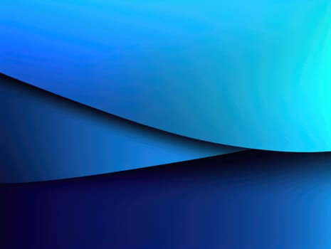 Blue waves abstract background, liquid art pattern. Generative AI.
