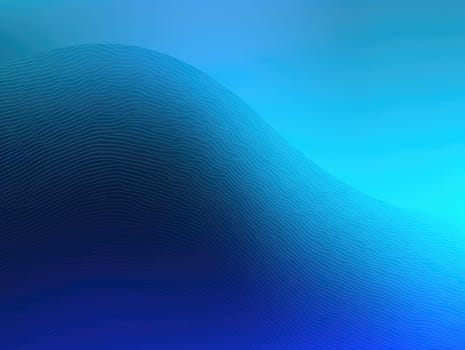 Blue waves abstract background, liquid art pattern. Generative AI.