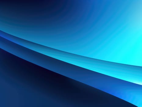 Blue waves abstract background, liquid art pattern. Generative AI.