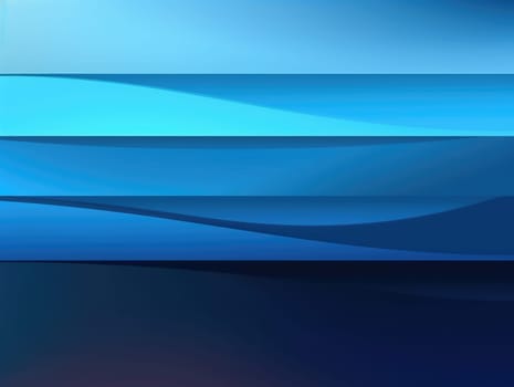 Blue waves abstract background, liquid art pattern. Generative AI.