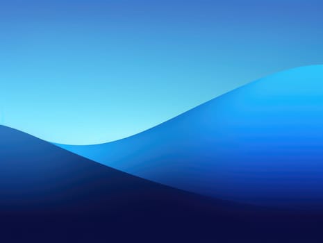 Blue waves abstract background, liquid art pattern. Generative AI.
