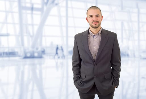 young business man portrait at the office