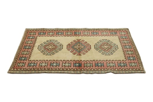 hand-woven, decorative wool Turkish rug