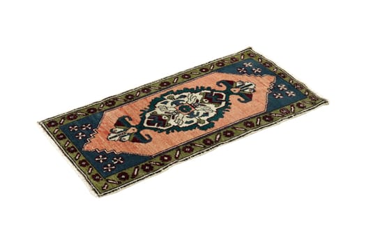 hand-woven, decorative wool Turkish carpet