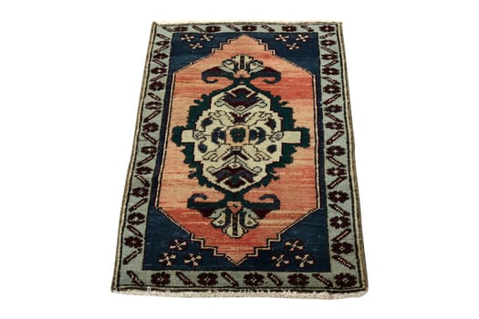 hand-woven, decorative wool Turkish carpet