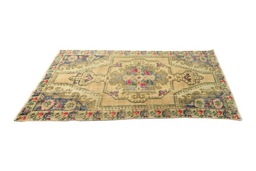 hand-woven, decorative wool Turkish carpet