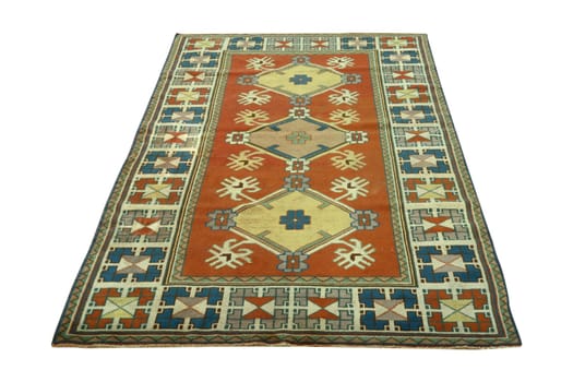 hand-woven, decorative wool Turkish carpet