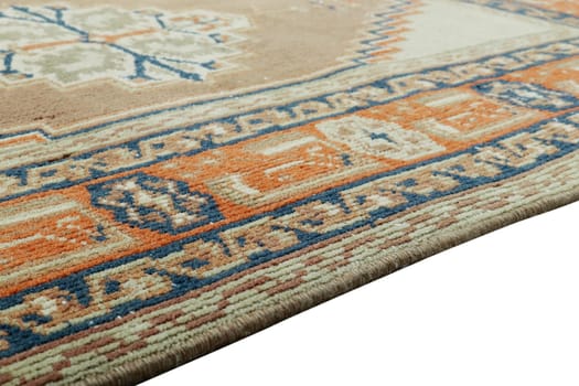Textures and patterns in color from woven carpets