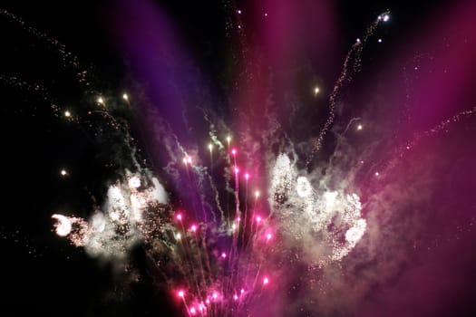fireworks colors light white colorful