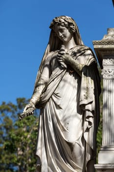 Pere Lachaise cemetery in Paris, France