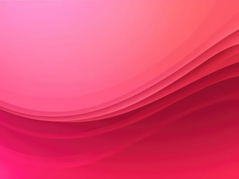 Pink wave and line abstract background. Generative AI.