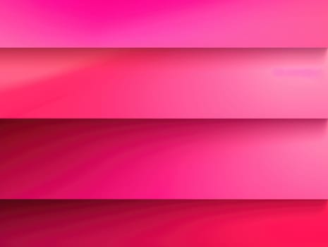 Pink wave and line abstract background. Generative AI.