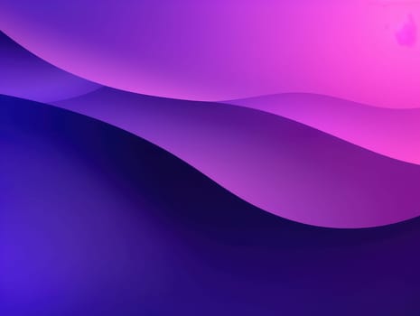 Abstract purple waves background. Generative AI.