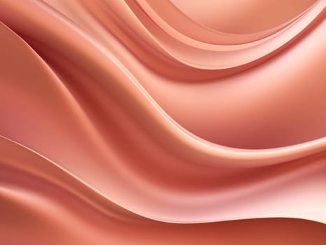 Pink wave and line abstract background. Generative AI.