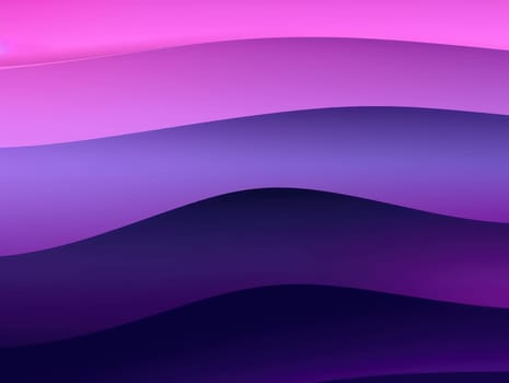 Abstract purple waves background. Generative AI.