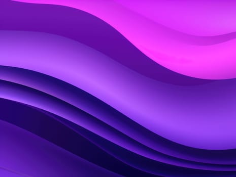Abstract purple waves background. Generative AI.