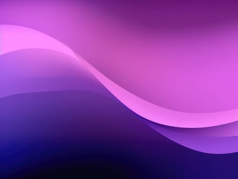 Abstract purple waves background. Generative AI.