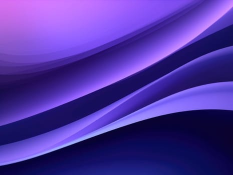Abstract purple waves background. Generative AI.