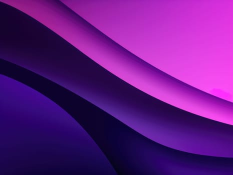 Abstract purple waves background. Generative AI.