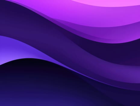 Abstract purple waves background. Generative AI.