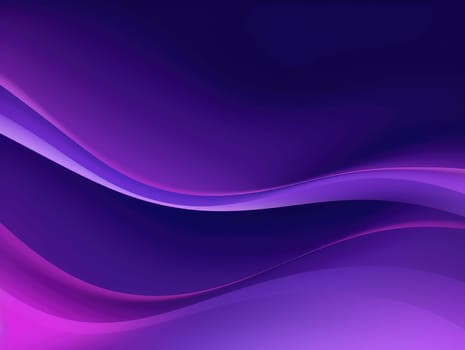 Abstract purple waves background. Generative AI.